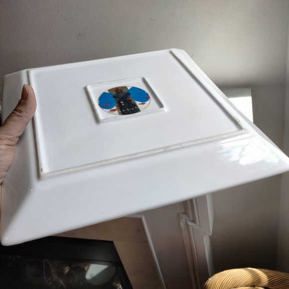 LAST ONE Jorge Severino Arte de Cafe 11" serving plate - Picture 5 of 10